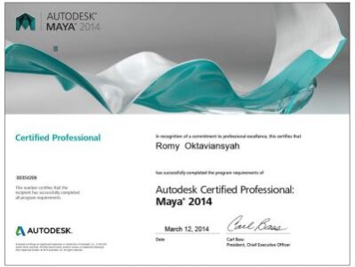 Autodesk Certified Professional: Maya® 2014