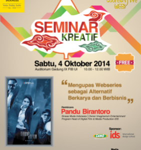 Seminar Kreatif Bersama IDS | Pre-Event Cooperative Week 2014