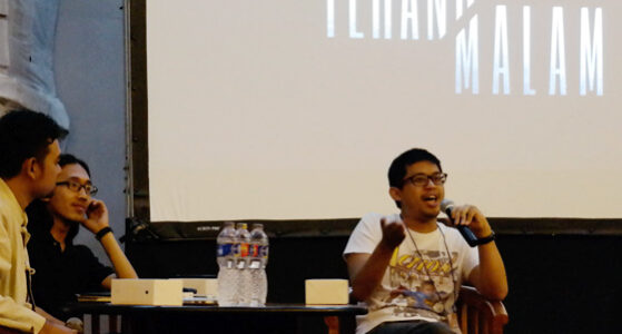 Pandu Birantoro Mengupas Webseries Terang Malam dalam Seminar Kreatif Cooperative Week 2014 FIB UI