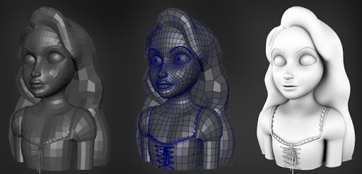 Teknik Polygonal Modeling (Sculpt Modeling)