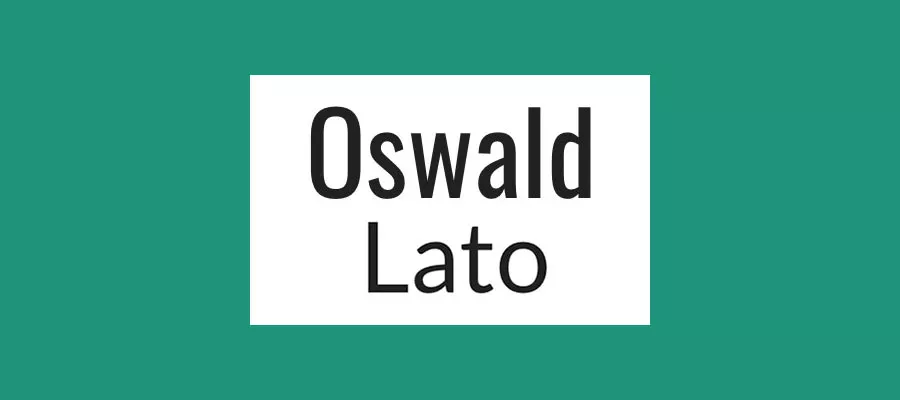 Oswald and Lato