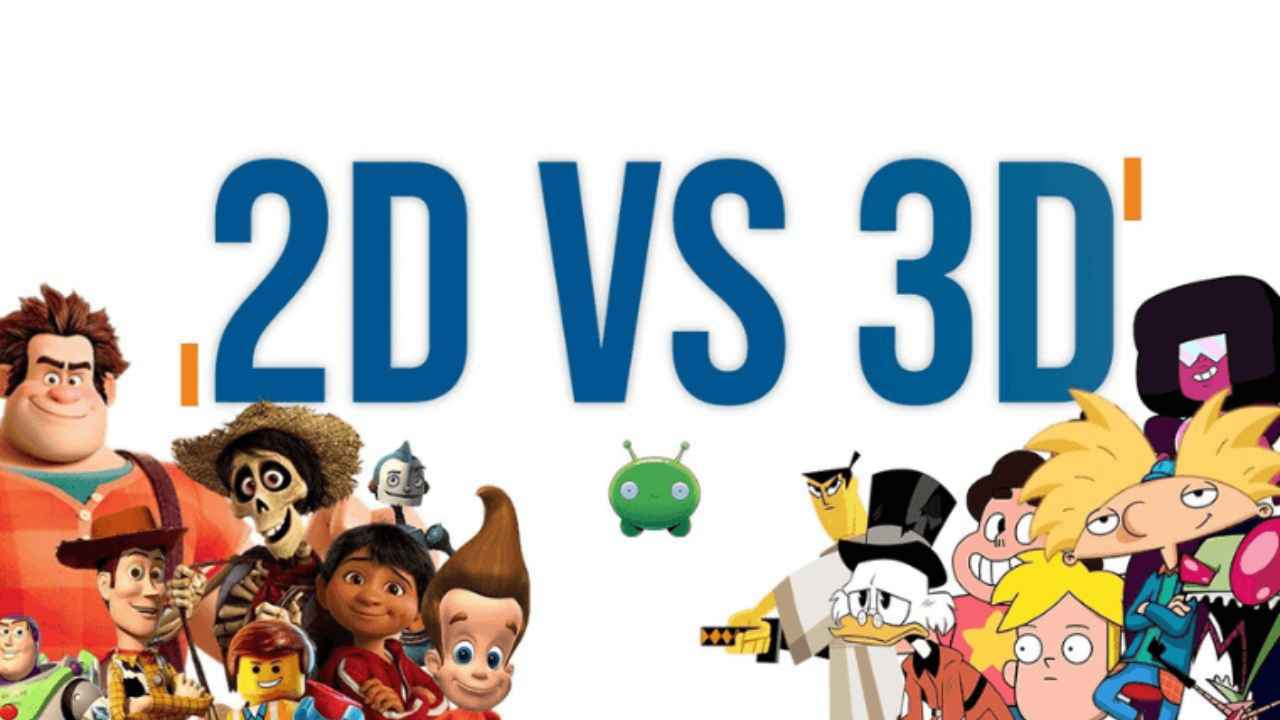 animasi 2d vs 3d