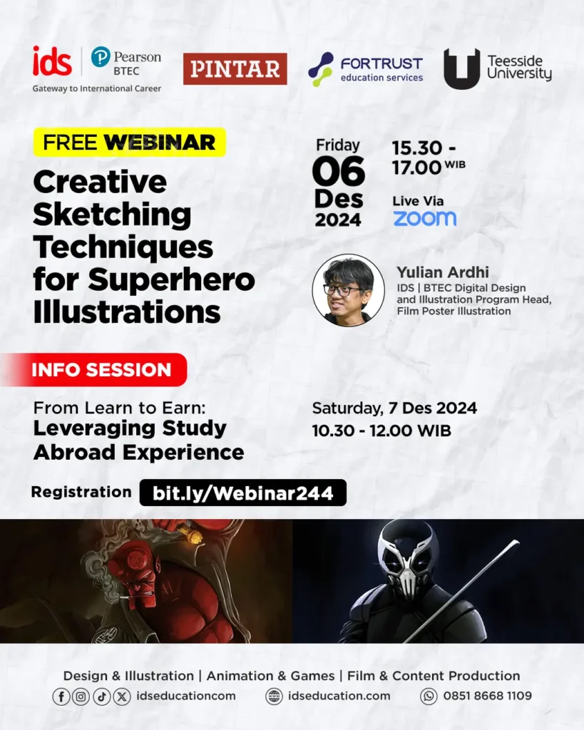 IDS EDU Webinar Creative Sketching Techniques for Superhero Illustrations