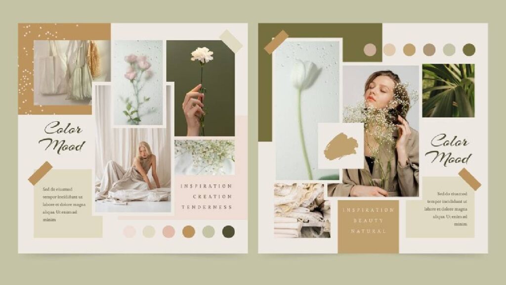 Contoh Moodboard Tema Color Mood