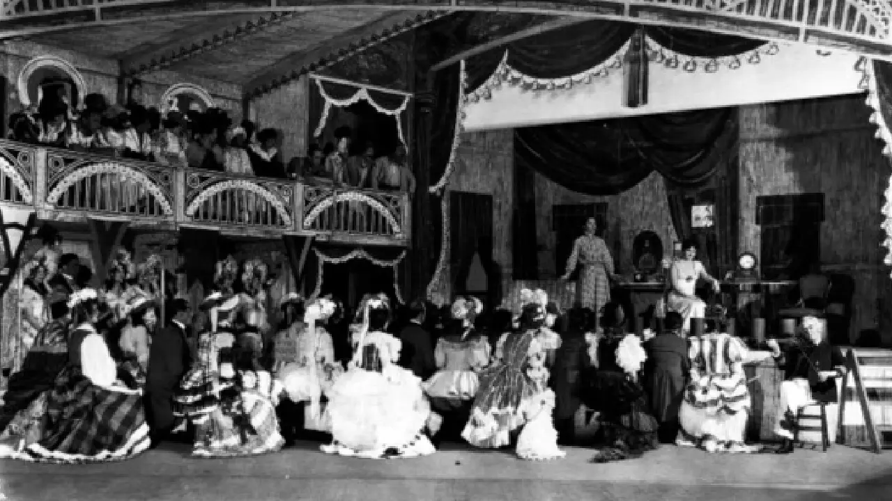 Sejarah drama musikal: Gambar suasana drama musikal Show Boat di tahun 1927.