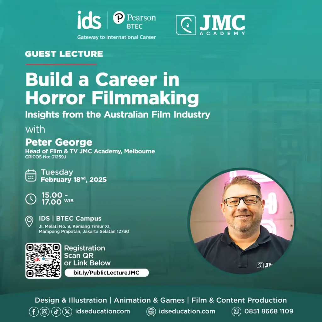 Public Lecture: Build a Career in Horror Filmmaking