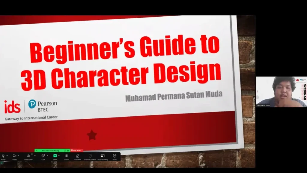 Webinar Beginner Guide to 3D Character Design