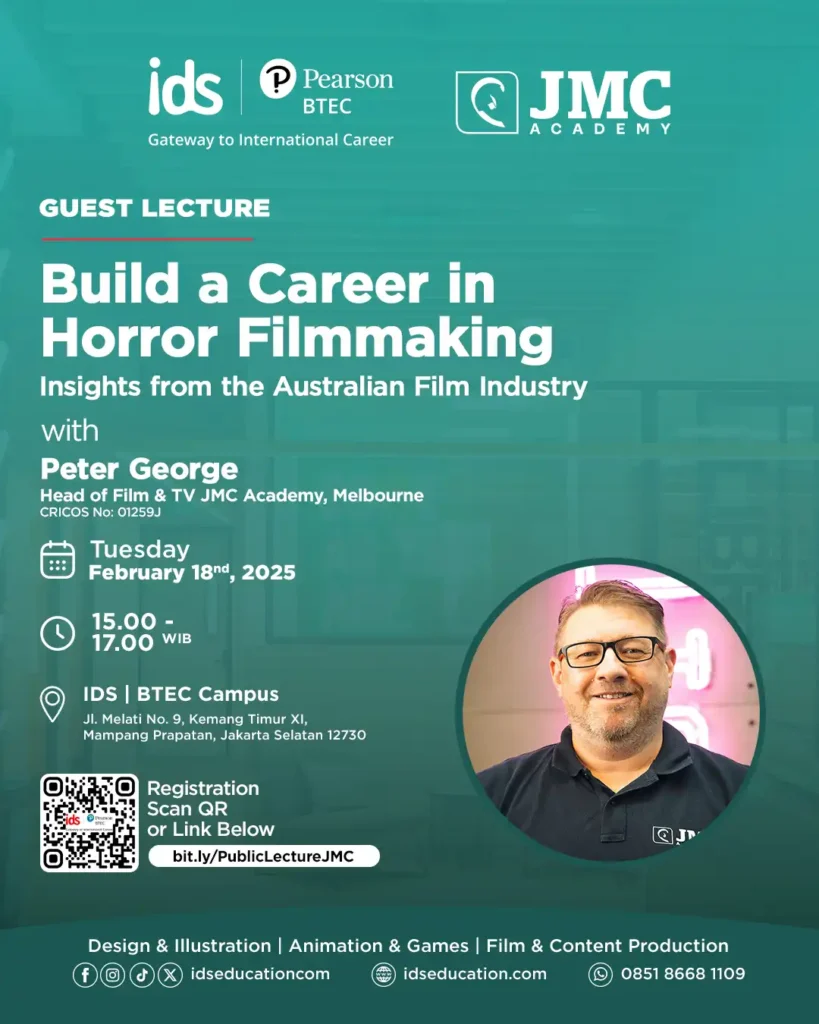 Public Lecture JMC Horror Filmmaking