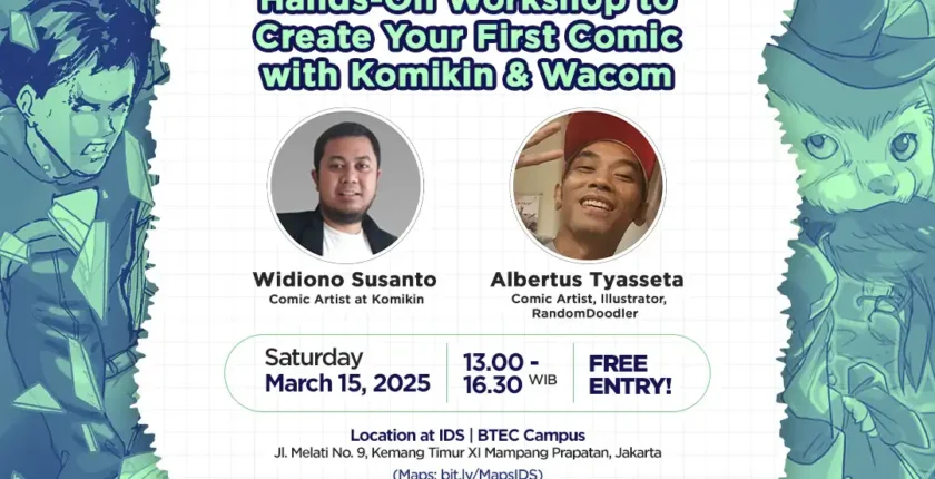 Workshop Create First Comic with Komikin dan Wacom