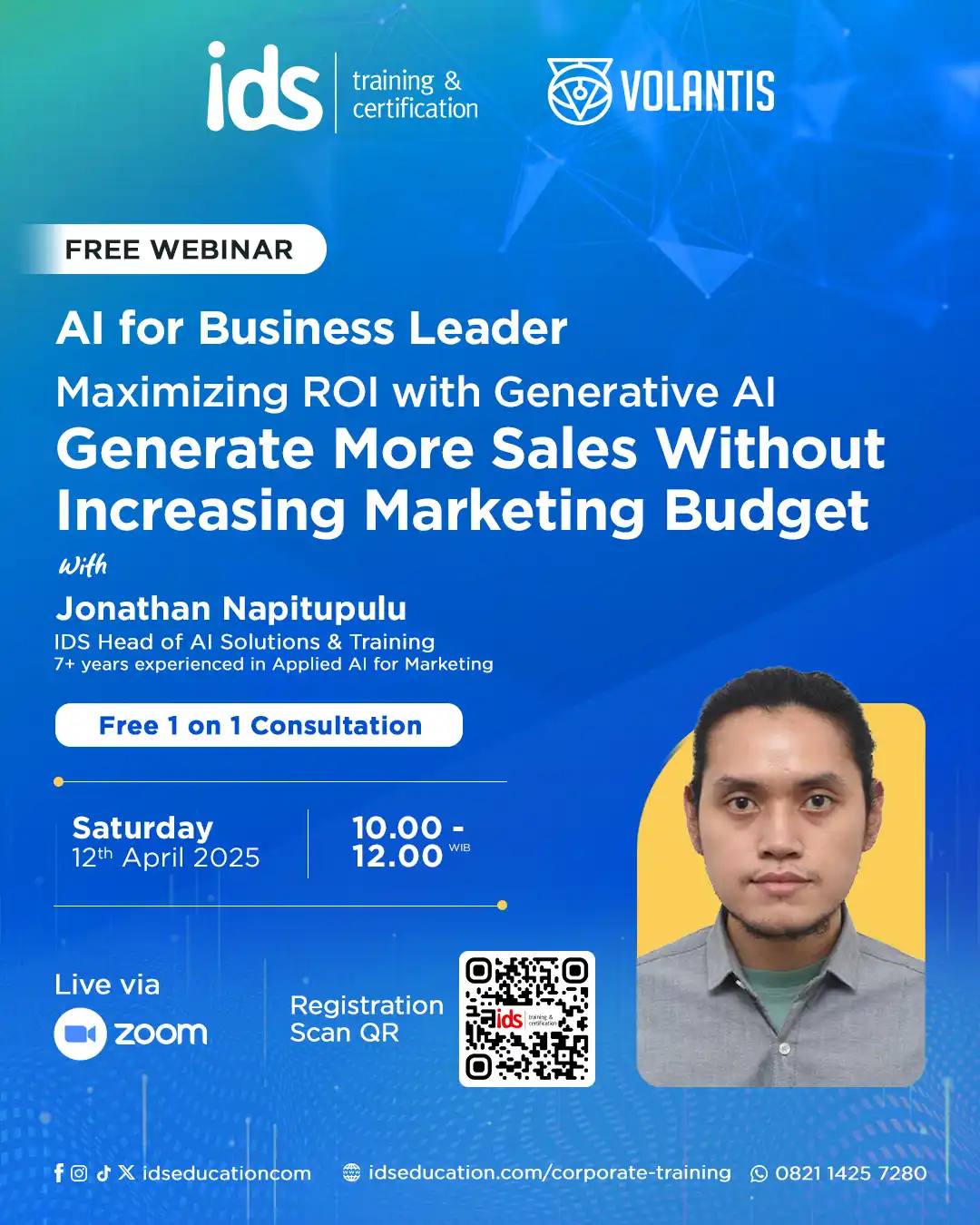 Free Webinar: Maximizing ROI with Generative AI - IDS Training ...