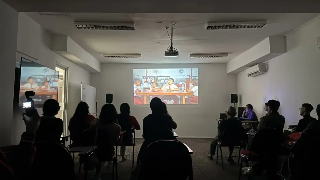 Penayangan Film Leaves of Wonder karya pelajar SMKN 48 Jakarta Penayangan Film Leaves of Wonder karya pelajar SMKN 48 Jakarta