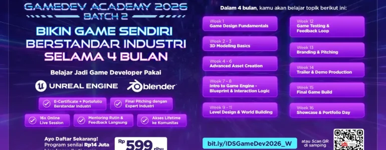 Pendaftaran IDS GameDev Academy 2026
